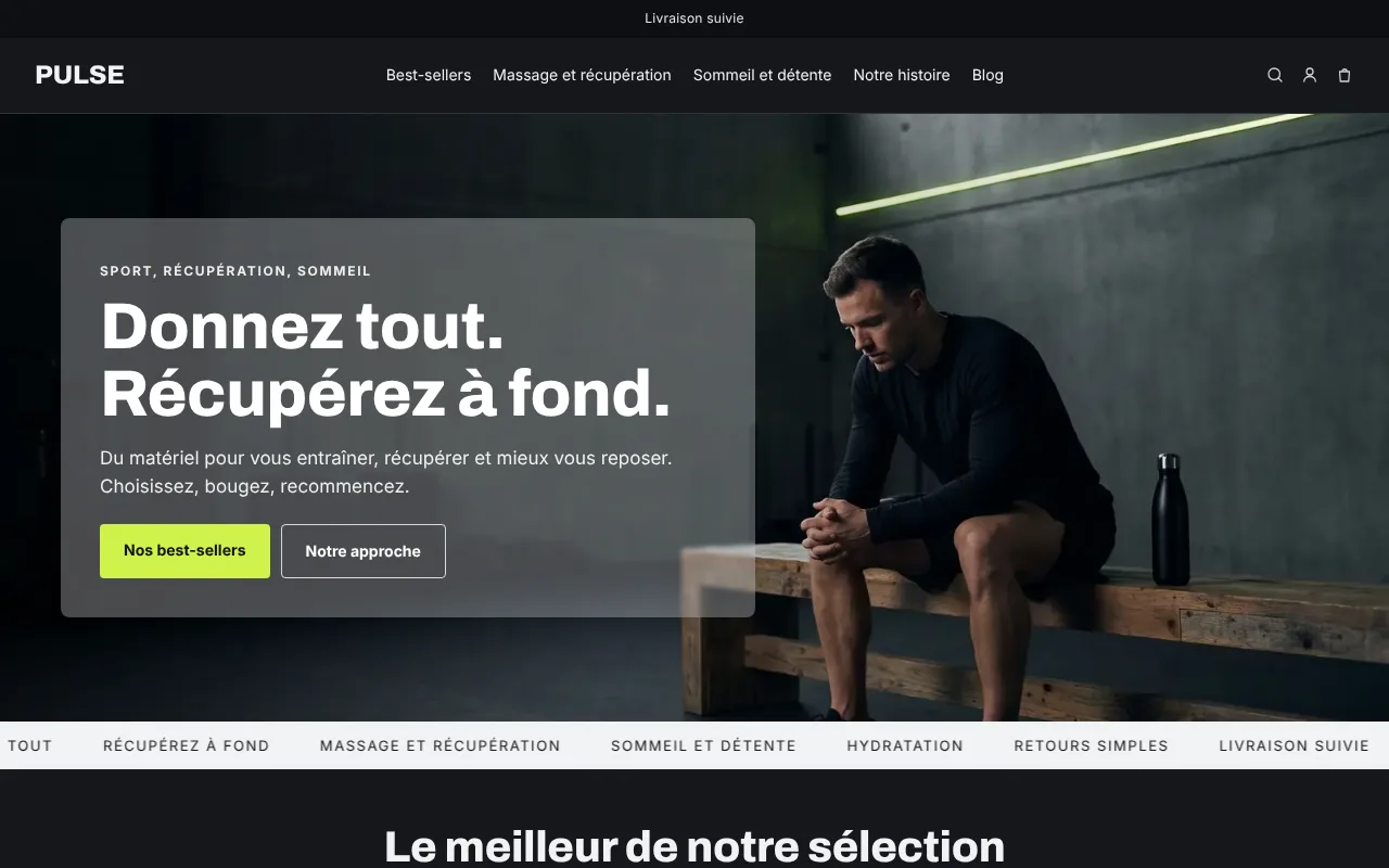 Pulse · Sport, fitness et bien-être